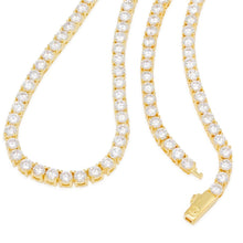 Load image into Gallery viewer, 4mm 14K Gold Tennis Choker Set