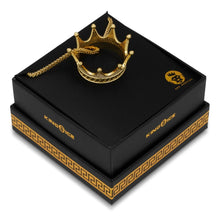 Load image into Gallery viewer, 14K Gold King's Crown Necklace