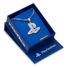 Load image into Gallery viewer, Inspired by PlayStation® - Iced Classic PS Logo Necklace