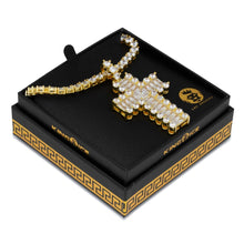 Load image into Gallery viewer, The Large Icy Cross Necklace