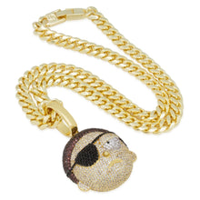 Load image into Gallery viewer, Rick and Morty x King Ice - XL Evil Morty Necklace