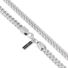 Load image into Gallery viewer, 6mm White Gold Stainless Steel Franco Choker Set