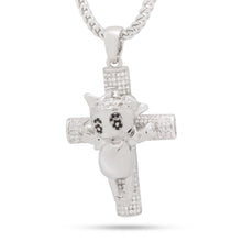 Load image into Gallery viewer, Chief Keef x King Ice - Glo Life Cross Necklace