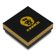 Load image into Gallery viewer, XL Antique White Gold Roaring Lion Necklace