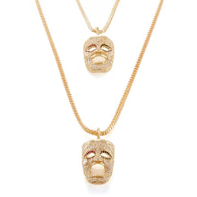 Load image into Gallery viewer, 14K Gold Laugh Now, Cry Later Necklace Set
