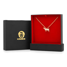 Load image into Gallery viewer, Notorious B.I.G. x King Ice - 14K Solid Gold Diamond G.O.A.T. Necklace
