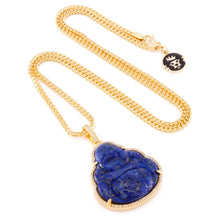 Load image into Gallery viewer, The Blue Lapis Buddha Necklace
