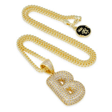 Load image into Gallery viewer, The Bubble Letter B Necklace- Discontinue
