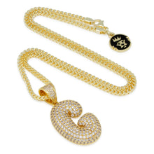 Load image into Gallery viewer, The Bubble Letter G Necklace
