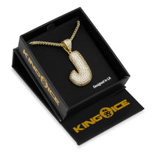 Load image into Gallery viewer, The Bubble Letter J Necklace
