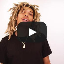 Load image into Gallery viewer, The Bubble Letter J Necklace
