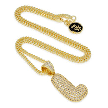 Load image into Gallery viewer, The Bubble Letter L Necklace
