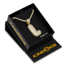 Load image into Gallery viewer, The Bubble Letter L Necklace

