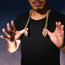 Load image into Gallery viewer, The Scarf Lion Necklace Set
