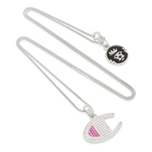 Load image into Gallery viewer, Champion Heritage Iced Sterling Silver Necklace
