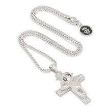 Load image into Gallery viewer, Chief Keef x King Ice - Glo Life Cross Necklace
