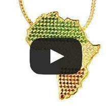 Load image into Gallery viewer, The Rasta Africa Necklace - Designed by Snoop Dogg x King Ice
