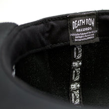 Load image into Gallery viewer, King Ice x Death Row Records- Black Flat Brim Baseball Hat
