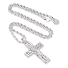 Load image into Gallery viewer, Notorious B.I.G. x King Ice - Biggie Crucifix Necklace
