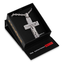 Load image into Gallery viewer, Notorious B.I.G. x King Ice - Biggie Crucifix Necklace
