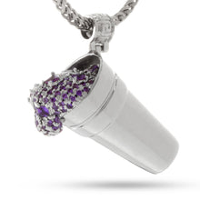 Load image into Gallery viewer, Purple Drank Necklace - Designed by Snoop Dogg x King Ice
