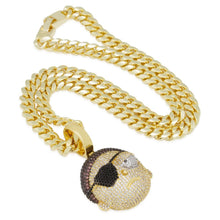 Load image into Gallery viewer, Rick and Morty x King Ice - Evil Morty Necklace
