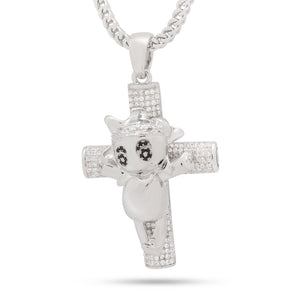 Chief Keef x King Ice - Glo Life Cross Necklace