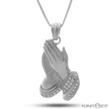 Load image into Gallery viewer, Micro Praying Hands Necklace
