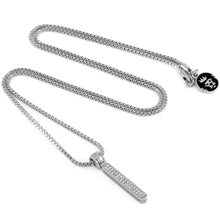 Load image into Gallery viewer, White Gold Letter &quot;I&quot; Necklace
